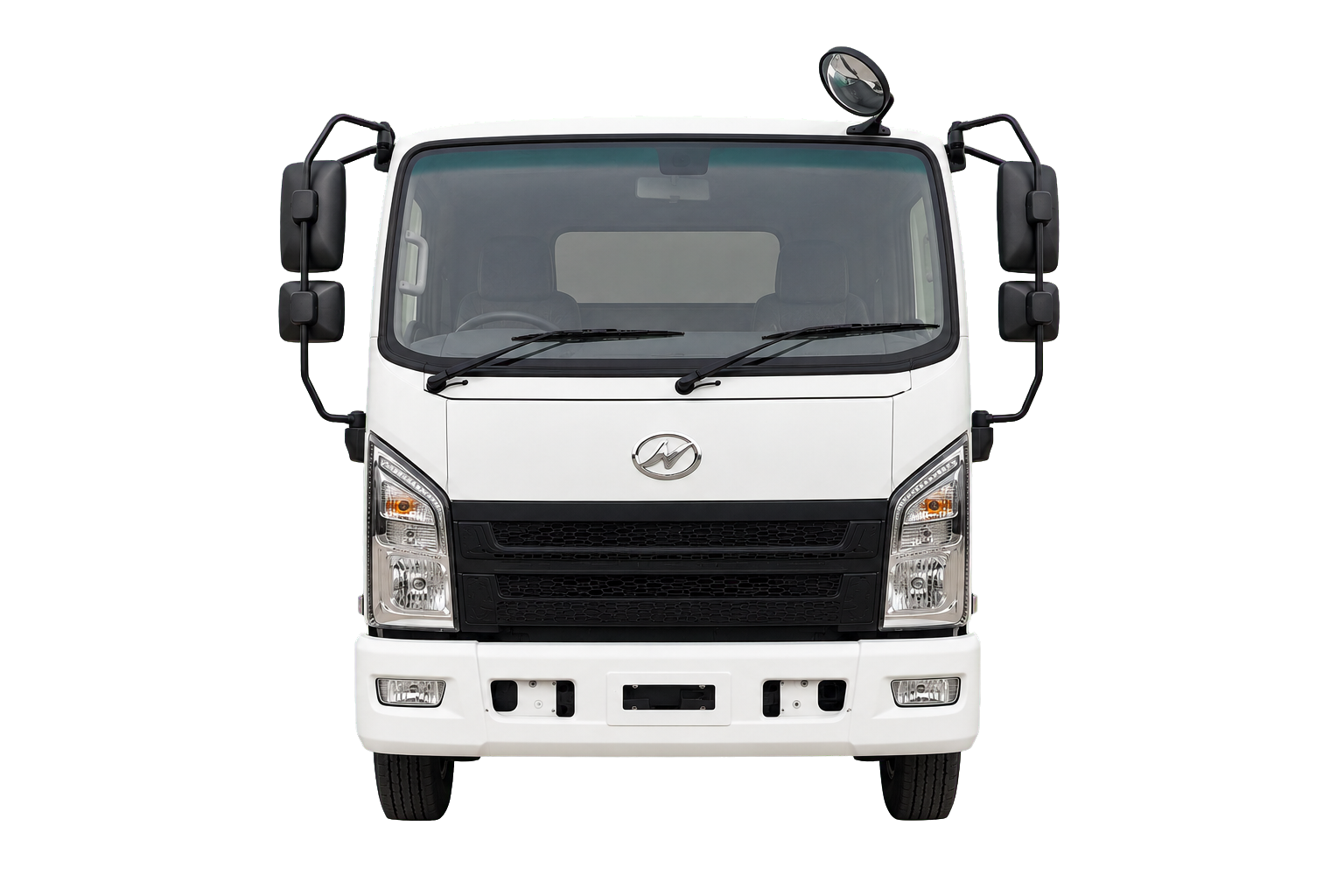 Higer EV H6T electric truck front three-quarter view